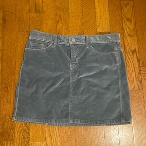Light Blue Suede Skirt, Gap, Size 2